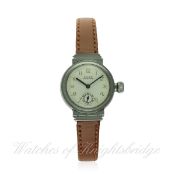 A LADIES STAINLESS STEEL ROLEX OYSTER 