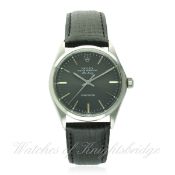 A GENTLEMAN'S STAINLESS STEEL ROLEX OYSTER PERPETUAL AIR KING PRECISION WRIST WATCH CIRCA 1969, REF.