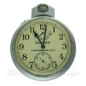 A SECOND WORLD WAR HAMILTON U.S. NAVY MODEL 22 NAVIGATIONAL CHRONOMETER DECK / POCKET WATCH CIRCA
