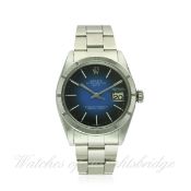 A GENTLEMAN'S STAINLESS STEEL ROLEX OYSTER PERPETUAL DATE BRACELET WATCH CIRCA 1964, REF. 1501
D: