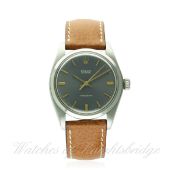 A GENTLEMAN'S STAINLESS STEEL ROLEX OYSTER PRECISION WRIST WATCH CIRCA 1973, REF. 6426
D: Grey