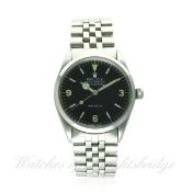 A GENTLEMAN'S STAINLESS STEEL ROLEX OYSTER PERPETUAL EXPLORER PRECISION BRACELET WATCH CIRCA 1968,