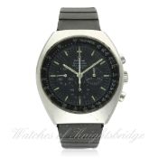 A GENTLEMAN'S STAINLESS STEEL OMEGA SPEEDMASTER MARK II CHRONOGRAPH WRIST WATCH CIRCA 1972, REF.