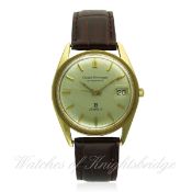 A GENTLEMAN'S 18K SOLID GOLD GIRARD PERREGAUX GYROMATIC WRIST WATCH CIRCA 1960s
D: Silver dial