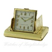 A FINE & RARE 18K SOLID GOLD VACHERON & CONSTANTIN POCKET / PURSE WATCH CIRCA 1930s, REF. 12282
D: