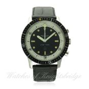 A RARE GENTLEMAN'S STAINLESS STEEL BREITLING SUPEROCEAN 