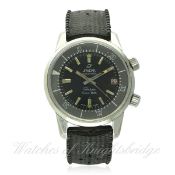 A GENTLEMAN'S STAINLESS STEEL ENICAR SHERPA SUPER DIVE WRIST WATCH CIRCA 1966 REF. 144-35-02 D: