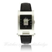 A GENTLEMAN'S STAINLESS STEEL & DIAMOND CORUM TABOGAN WRIST WATCH CIRCA 2013, REF. 145.151.20 UNWORN