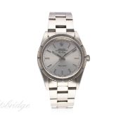 A GENTLEMAN'S STAINLESS STEEL ROLEX OYSTER PERPETUAL AIR KING PRECISION BRACELET WATCH CIRCA 1997,