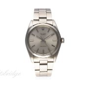 A GENTLEMAN'S STAINLESS STEEL ROLEX OYSTER PRECISION BRACELET WATCH CIRCA 1970s, REF. 6426
D: Silver