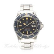 A RARE GENTLEMAN'S STAINLESS STEEL ROLEX OYSTER PERPETUAL DATE 