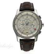 A GENTLEMAN'S STAINLESS STEEL BREITLING FOR BENTLEY MOTORS MARK VI SPECIAL EDITION CHRONOGRAPH WRIST