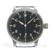 A RARE GERMAN MILITARY LUFTWAFFE B.UHR WEMPE NAVIGATORS WATCH CIRCA 1940, REF. FL23883 D: Type A
