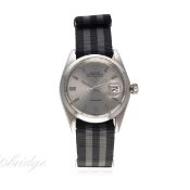 A GENTLEMAN'S STAINLESS STEEL ROLEX OYSTER PERPETUAL AIR KING DATE PRECISION WRIST WATCH CIRCA 1973,