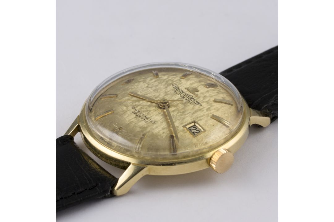 A RARE GENTLEMAN'S 18K SOLID GOLD JAEGER LECOULTRE GEOMATIC CHRONOMETRE WRIST WATCH CIRCA 1960s D: - Image 3 of 8