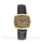 A GENTLEMAN'S 18K SOLID GOLD PIAGET 1966 AUTOMATIC WRIST WATCH CIRCA 1960s D: Gold coloured dial
