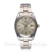 A GENTLEMAN'S STAINLESS STEEL ROLEX OYSTERDATE PRECISION BRACELET WATCH CIRCA 1966, REF. 6694 D: