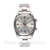 A RARE GENTLEMAN’S STAINLESS STEEL ROLEX TUDOR ADVISOR ALARM BRACELET WATCH
CIRCA 1966, REF. 7926
D: