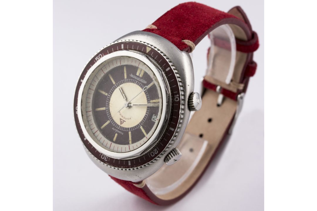 A RARE GENTLEMAN'S STAINLESS STEEL JAEGER LECOULTRE MEMOVOX GT POLARIS II DIVERS WRIST WATCH CIRCA - Image 4 of 8