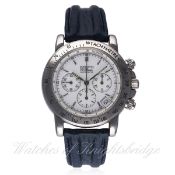 A GENTLEMAN’S STAINLESS STEEL ZENITH RAINBOW EL PRIMERO CHRONOGRAPH WRIST WATCH
CIRCA 1990s, REF. 15