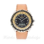 A GENTLEMAN'S STAINLESS STEEL BREITLING JUPITER NAVITIMER QUARTZ 2300 WRIST WATCH CIRCA 1980s REF.