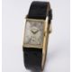 A GENTLEMAN'S 18K SOLID GOLD JAEGER LECOULTRE RECTANGULAR WRIST WATCH CIRCA 1940s D: Two tone silver - Image 2 of 8
