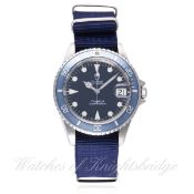 A MID SIZE STAINLESS STEEL ROLEX TUDOR PRINCE OYSTERDATE SUBMARINER WRIST WATCH CIRCA 1988, REF.