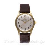 A GENTLEMAN'S 18K SOLID GOLD OMEGA CONSTELLATION CHRONOMETER WRIST WATCH CIRCA 1964, REF. 1685415 D: