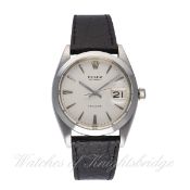 A GENTLEMAN'S STAINLESS STEEL ROLEX OYSTERDATE PRECISION WRIST WATCH CIRCA 1961, REF. 6694 WITH