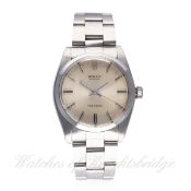 A GENTLEMAN'S STAINLESS STEEL ROLEX OYSTER PRECISION BRACELET WATCH CIRCA 1975, REF. 6426 D: