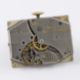 A GENTLEMAN'S 18K SOLID GOLD JAEGER LECOULTRE RECTANGULAR WRIST WATCH CIRCA 1940s D: Two tone silver - Image 7 of 8