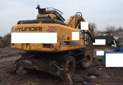 Hyundai 170W-7 Wheeled Excavator 2005.