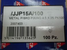 JJP15a - metal plasterboard fixings -