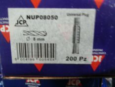 NUP08050 Brand new Rawl universal plug - 1400pcs ( 7 boxes of 200)