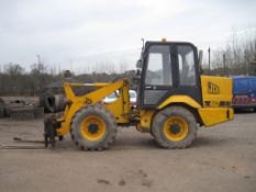 JCB 407 Loading Shovel - Direct from work, good tyres, quick hitch, bucket and forks