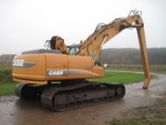 Case CX210 Tracked Rehandler 2007.
Very good condition, hydraulic high rise cab, very good tracks
