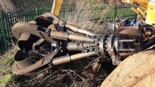 Liebherr 5 tine grab.
Good grab, came from Liebherr 944 but would suit 30-50 tonne rehandler.