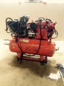 Diesel driven compressor in working order.