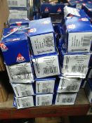 Assorted selection of masonry nails - 30mm , 40mm , 50mm - brand new appx 3000 ( 30 boxes )