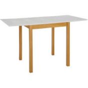 1 x Pallet to contain 8 x Folding White and Oak Extending Kitchen table. Catalogue number: 258-7363.