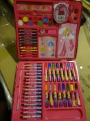 4 x Disney Princess Tin Art Case with carry handle. Must have for any little princess! New