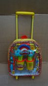 6 x Play-Doh Activity Trolley Bag Sets. Each Includes: 1 x Trolley case with wheels, 2 x Chunky