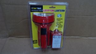 24 x TOOL TECH krypton lantern torches, Sturdy Torch. Blister packed. RRP £360!