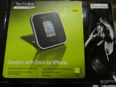 10 x Technika IPhone/IPod speaker with dock. Brand new and boxed. Total RRP £300!