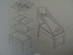 1 x 4 Foot. 13 in 1 Games Table. RRP £229! Hours and Hours of Fun! Unchecked/Untested boxed customer