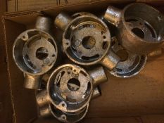 30X GLAVINISED THROUGH JUNCTION BOXES