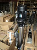 Brand New In Box (BNIB) Saer MK 40/21 400/690v MULTISTAGE VERTICAL ELECTRIC PUMP. HP10 Hap50