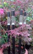 16 X  SETS OF 4 SOLAR POST LIGHTS