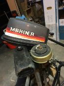 2x Outboard engines including trolley