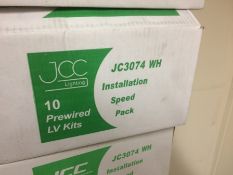 10 X JCC IP65 SHOWER LIGHT KIT , INCLUDED FITTING , TRANSFORMER AND LAMP